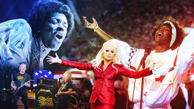 Jan. 24, 1982 – Diana Ross performs U.S. national anthem at Super