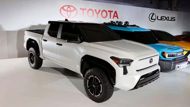 Image for article titled The Toyota EV Reveal Has A Message For Subaru And Mazda, 'These Are Your Next Electric Cars. Pick One.'