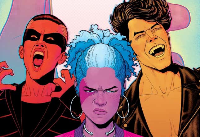 Characters from The Wicked &amp; The Divine react to one of Kieron Gillen’s infamous puns.