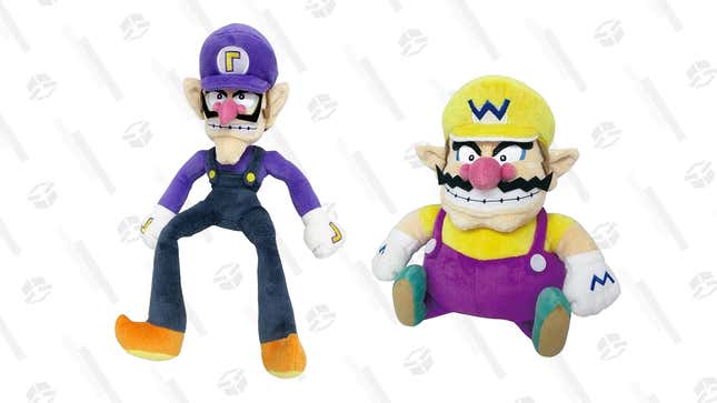 Little Buddy Wario & Waluigi Plushies (Set of 2) | $33 | Amazon