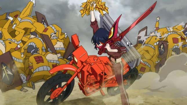 Image for article titled What's The Inspiration For These Dual Sport-Style Motorcycles In Animated Media?