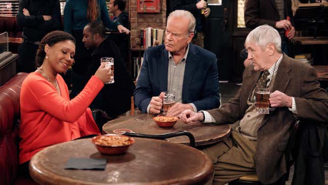 Toks Olagundoye, Kelsey Grammer, Nicholas Lyndhurst