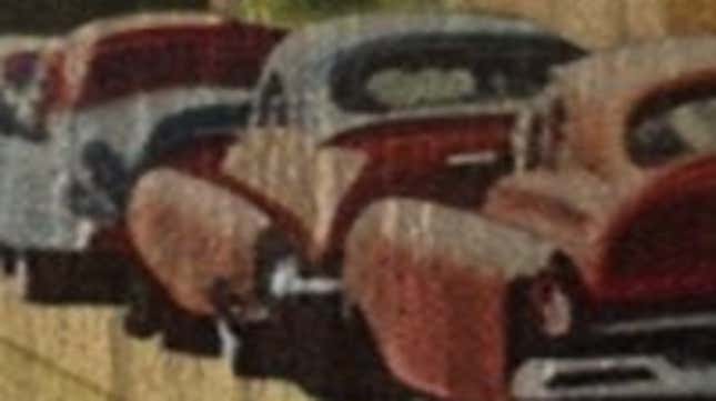 Cars repeat similar patterns.