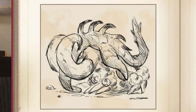 Prehistoric Donphan sketch.