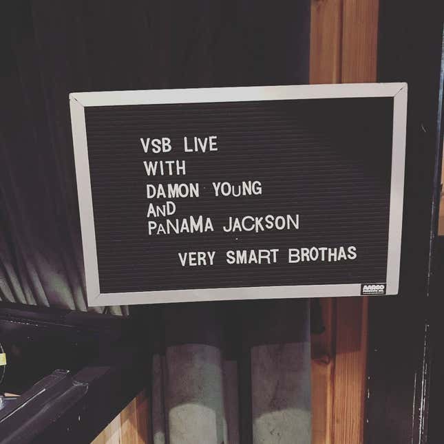 A sign for an event at the Ace Hotel in New Orleans, during Essence Fest in 2018