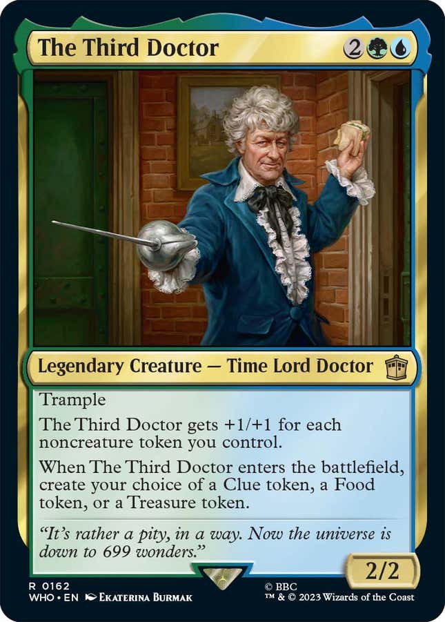 Image for article titled Magic The Gathering's Doctor Who Crossover Is a Cavalcade of Classic Heroes and Villains