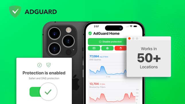 Image for article titled You Can Get Five Years of AdGuard VPN for $40 Right Now