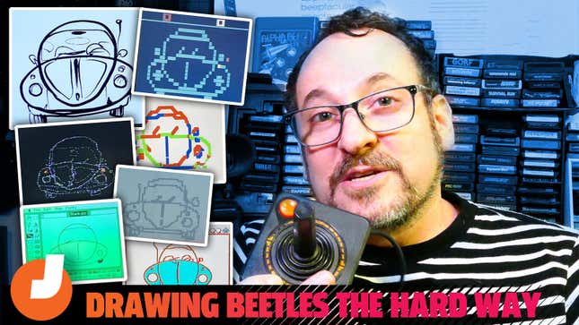 The Torchinsky Files: How To Draw A VW Beetle On Old Computers The Hard Way