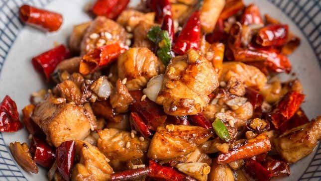 Spicy Sichuan chili chicken