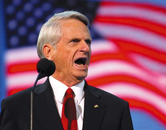 Image for article titled Zell Miller Named First Secretary Of Offense