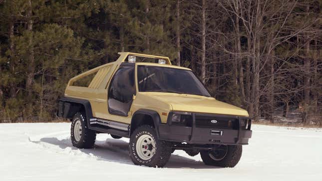 Image for article titled Off-Road Truck Design Might Have Peaked In The &#39;80s With The Ford Bronco Lobo