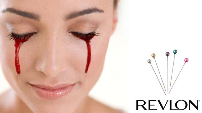 Image for article titled Revlon Releases New Line Of Concealer Pins To Blind Self From Own Hideousness
