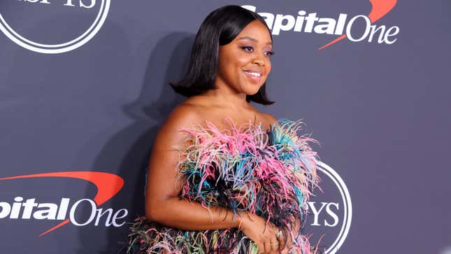  Quinta Brunson attends the 2022 ESPYs at Dolby Theatre on July 20, 2022 in Hollywood, California.