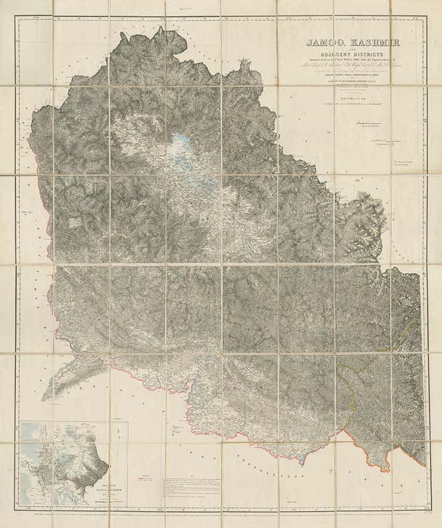 Jammu and Kashmir by Montgomerie.