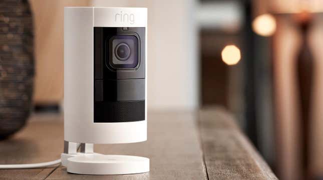 An Amazon Ring Security Camera