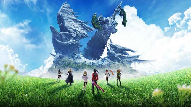 The box art for Monolith Soft's Xenoblade Chronicles 3. 
