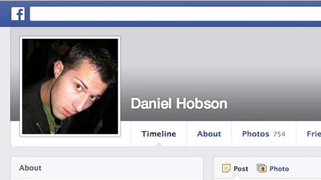 Image for article titled Weird-Looking Guy Somehow Manages To Look Normal In Facebook Profile Picture