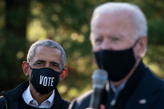Image for article titled Barack Obama Calls for Full and Transparent Investigation Into Daunte Wright Shooting, While Biden Talks Tough to Looters