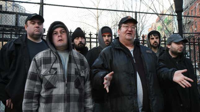 A group of strangers demands an end to the humiliation of having to pretend to read newspapers at public playgrounds.