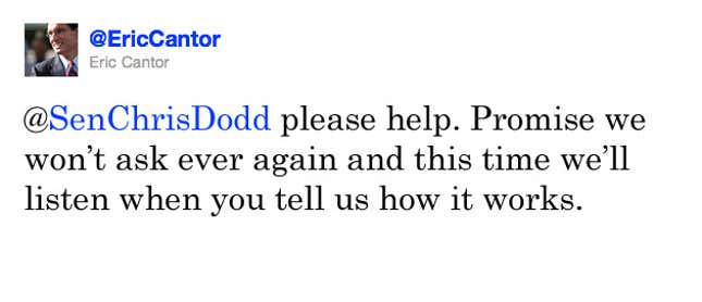Image for article titled Twitter Messages Show Congressmen Do Not Remember How To Pass Bill