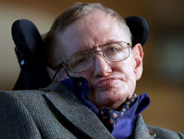Image for article titled Entire Life Of Universe Flashes Before Stephen Hawking’s Eyes