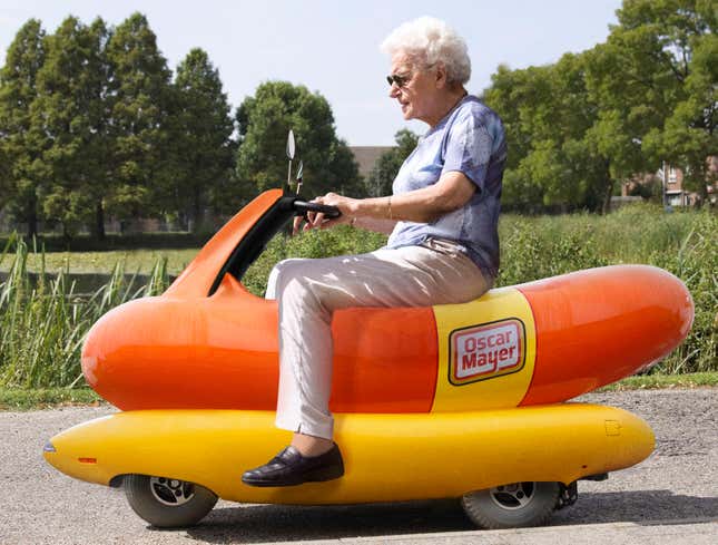 Image for article titled Oscar Meyer Introduces New Wiener Mobility Scooter