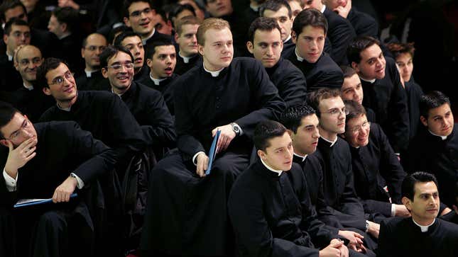 Image for article titled Study Finds Only 20% Of Seminary Graduates Go On To Become God