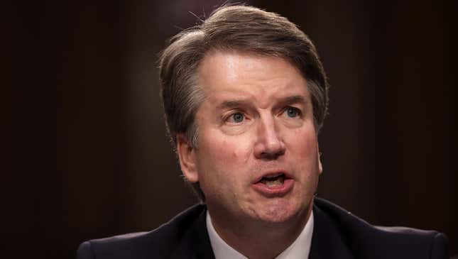 Image for article titled Kavanaugh Sweating Bullets After Betting Life Savings On Being Confirmed To Supreme Court