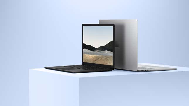 Imagen para el artículo titulado El nuevo Microsoft Surface 4 tiene procesador Intel o AMD y promete 19 horas de batería