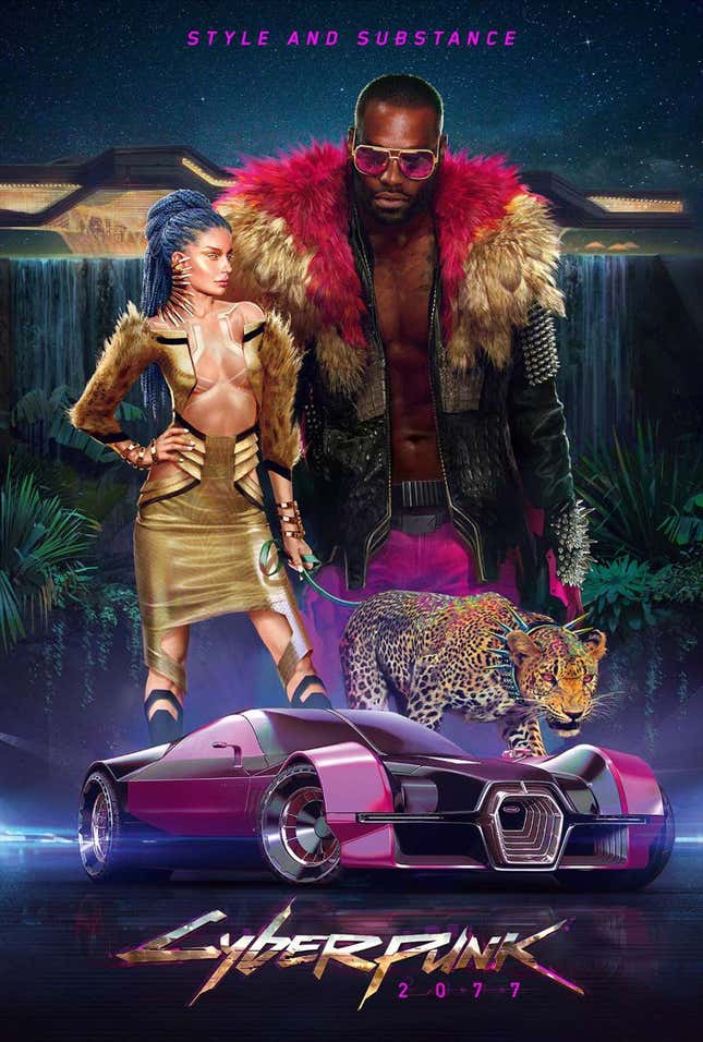 Imagen para el artículo titulado Cyberpunk 2077 tiene algunos diseños de autos realmente alucinantes