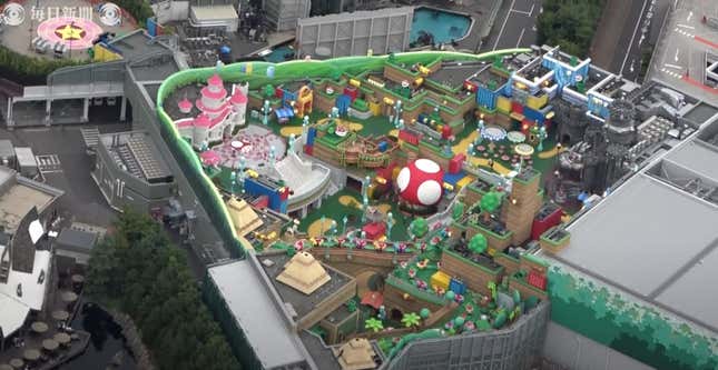Imagen para el artículo titulado El parque temático de Nintendo en Japón luce increíble, aunque también algo pequeño