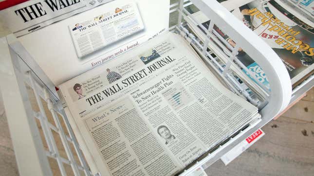 Image for article titled Fired Wall Street Journal Reporter Alleges a Law Firm Hired Hackers to End His Career