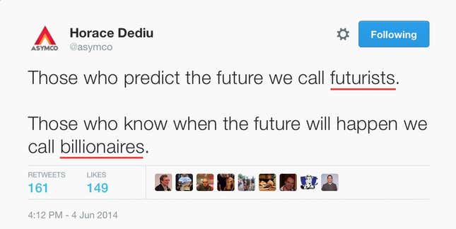 horace dediu tweet