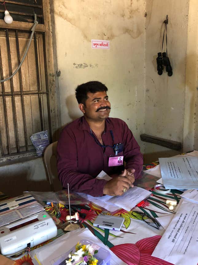Damudra Kishore Kumar, presiding officer of Banej.