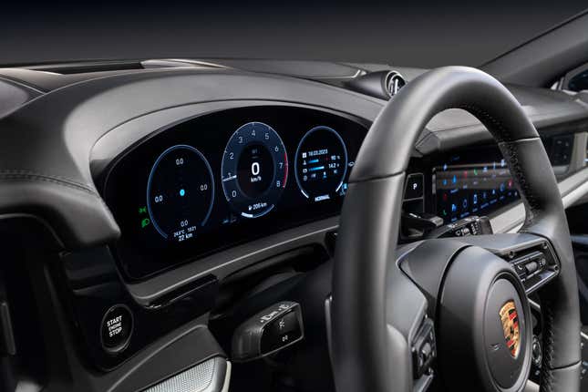 Image for article titled The 2024 Porsche Cayenne Gives Everyone Up Front a Screen