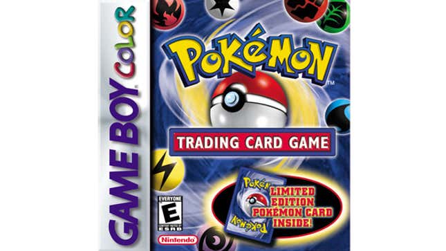 The cover of Pokemon Trading Card Game shows a Pokeball opening surrounded by energy logos.