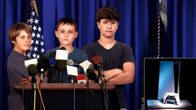 Image for article titled Nation’s Boys Announce They Will Do Better In School If They Get PS5