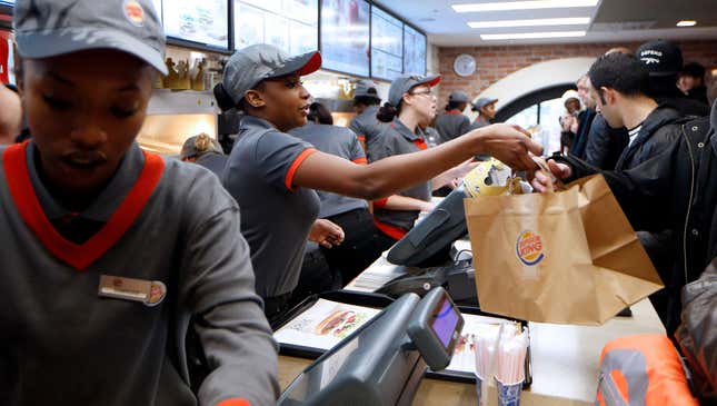 Image for article titled Entitled Burger King Employee Wants $15 An Hour Just For Dealing With Worst Of America Every Day