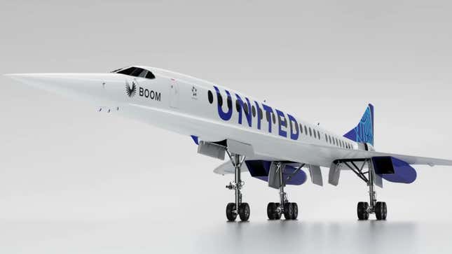 Image for article titled United’s Supersonic Jet Sustainability Claims Sure Sound Suspect