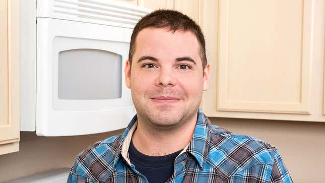 Image for article titled Self-Respecting Man Heats Up Leftovers