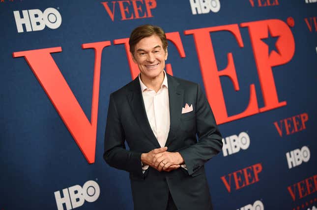 NEW YORK, NY - MARCH 26: Mehmet Oz attends the "Veep" Season 7 premiere at Alice Tully Hall, Lincoln Center on March 26, 2019 in New York City. (Photo by Dimitrios Kambouris/Getty Images)