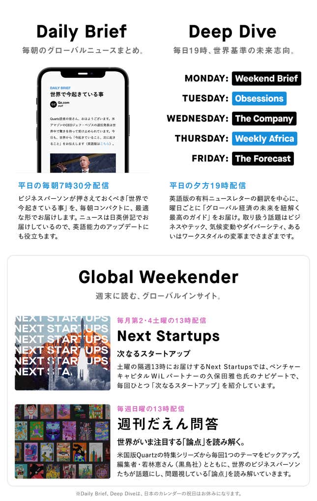 Image for article titled 【習慣力】毎朝のニュースレターが伝えるグローバルの最先端