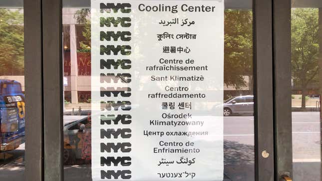 Image for article titled Use This Phone Number to Find a Cooling Center Near You