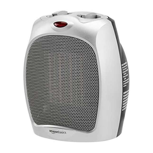 Image for article titled Boost Your Warmth With Amazon Basics 1500W Ceramic Personal Heater, 36% Off Right Now