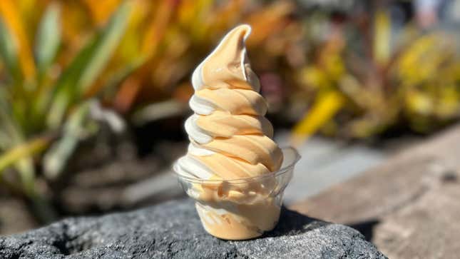 Orange Cream in a cup at Sunshine Tree Terrace in Disney World