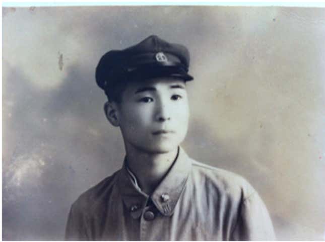 The author’s grandfather in 1945.