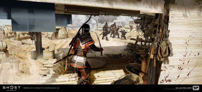 Image for article titled The Art Of Ghost Of Tsushima