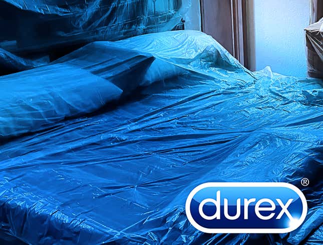 Image for article titled Durex Introduces Latex Drop Cloth For Wider Spray Radius