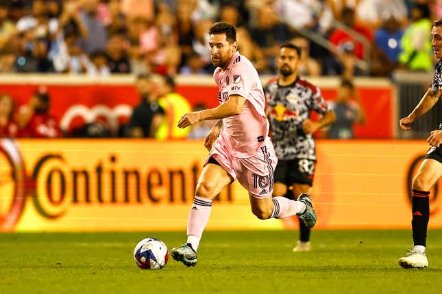 Lionel Messi Orange International Club Soccer Fan Jerseys for sale