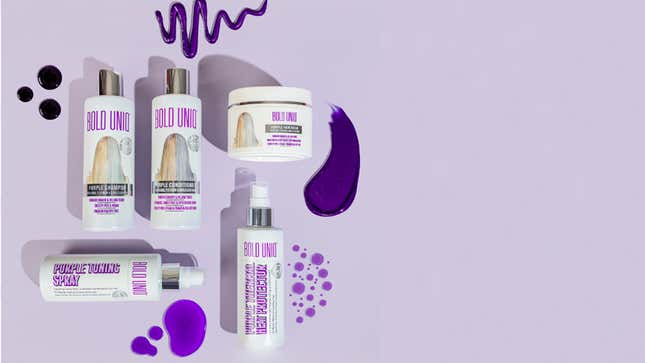 Bold Uniq Purple Shampoo, Conditioner &amp; Mask Trio Gift Set | $50 | 29% Off | Amazon